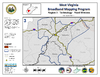 thumbnail image of broadband coverage map in region 3 of the state, fixed wireless technology
