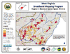 thumbnail image of broadband coverage map in the state, maximum upload speed, wireline