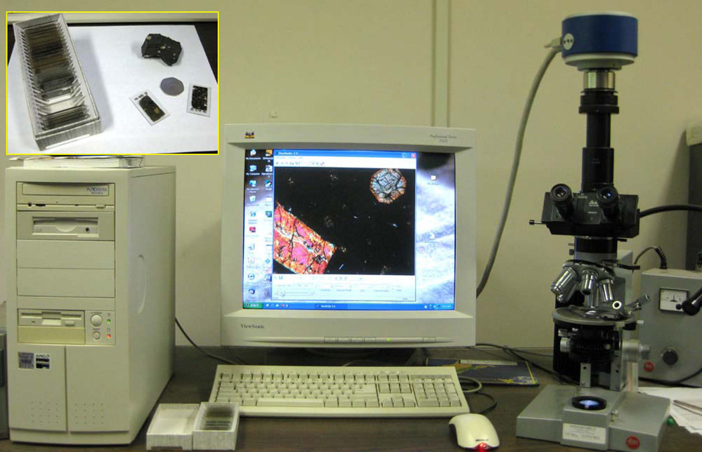 WVGES Photomicrographic Workstation and Thin Sections