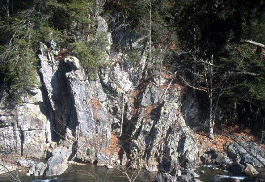 Oriskany Sandstone Exposure, Sugar Grove Quadrangle